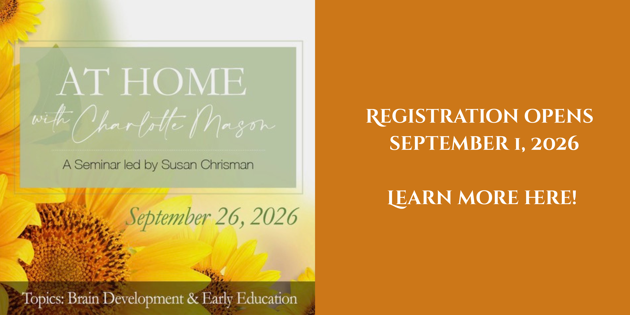 At Home with Charlotte Mason: Brain Development & Early Education 2026